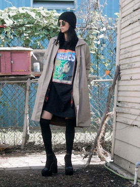 「fallfashion」｜morningthriftさん（レディース・173cm）の冬コーディネート