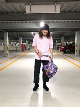 「Honor gathering（オナーギャザリング）のアイテム」を使った、KENTA SARUさん（メンズ・182cm）の夏コーディネート