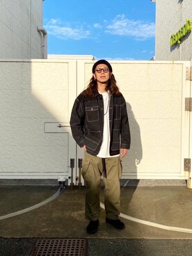 KENTA SARUさん（メンズ・182cm）の秋コーディネート