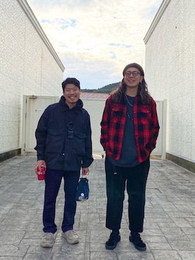 KENTA SARUさん（メンズ・182cm）の冬コーディネート