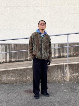 KENTA SARUさん（メンズ・182cm）の冬コーディネート