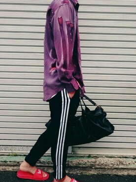 「ラベンダー」｜ARu.さん（メンズ・172cm）の春コーディネート