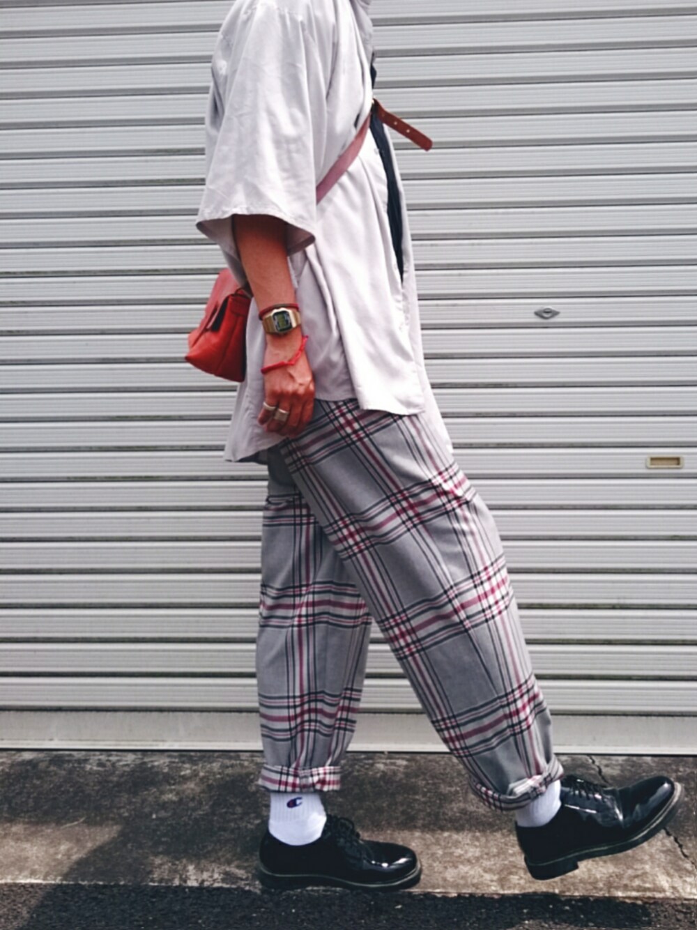 パンツ monkey time TW GRAY CHECK WIDE 1P PANTS MONKEY TIME（モンキータイム）の「＜monkey time＞ TW GRAY