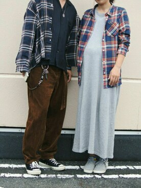 「HARE（ハレ）のアイテム（キーケース/キーアクセサリー）」を使った、ARu.さん（メンズ・172cm）の秋コーディネート