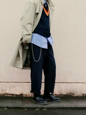 ARu.さん(メンズ・172cm)の春コーディネート