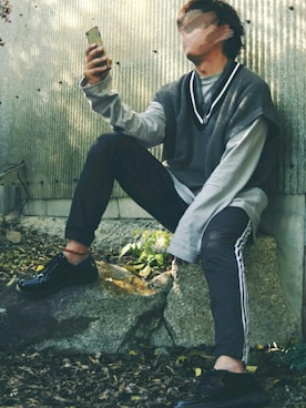 ARu.さん（メンズ・172cm）の春コーディネート