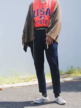 ARu.さん（メンズ・172cm）の夏コーディネート