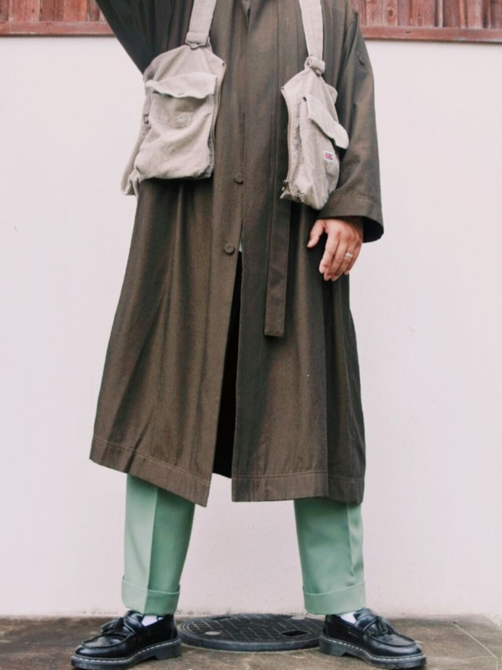 tac:tac（タクタク）の「tac:tac BELT COLLOR COAT brown（その他