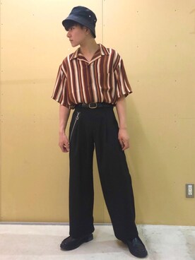 「WEGO（ウィゴー）のアイテム（モカシン/デッキシューズ）」を使った、ニェーダ／kazu／카즈さん（メンズ・168cm）の夏コーディネート