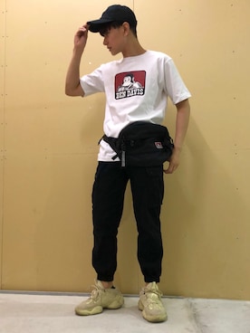 「BEN DAVIS（ベンデイビス）のアイテム（バッグ）」を使った、ニェーダ／kazu／카즈さん（メンズ・168cm）の夏コーディネート