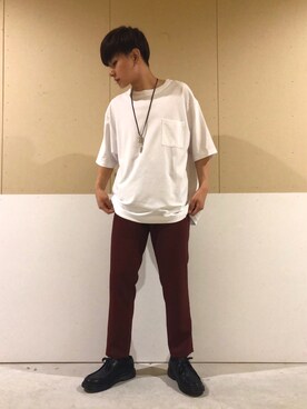 「WEGO（ウィゴー）のアイテム（モカシン/デッキシューズ）」を使った、ニェーダ／kazu／카즈さん（メンズ・168cm）の夏コーディネート