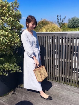 「Te chichi CLASSIC（テチチクラシック）のアイテム（ワンピース/ドレス）」を使った、にしむらさん（レディース・165cm）の春コーディネート