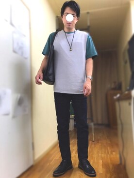 「L.H.P（エルエイチピー）のアイテム（バッグ）」を使った、ひじきさん（メンズ・168cm）の秋コーディネート