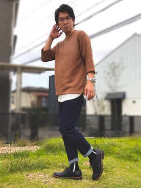 ひじきさん（メンズ・168cm）の秋コーディネート