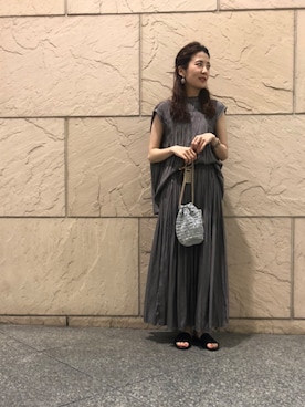 tsuさん（レディース・156cm）の夏コーディネート