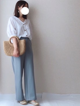 「Sophia collection（ソフィアコレクション）のアイテム」を使った、kさん（レディース・158cm）の夏コーディネート