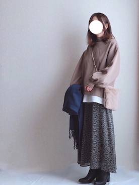 kさん（レディース・158cm）の冬コーディネート