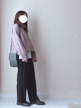 「etrebloom（エトレブルーム）のアイテム」を使った、kさん（レディース・158cm）の冬コーディネート