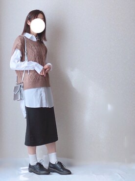 kさん（レディース・158cm）の冬コーディネート