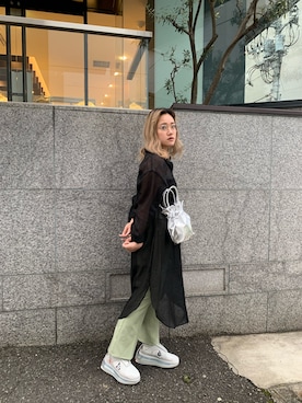 「アイテム（シャツワンピース）」を使った、ayakaさん（レディース・168cm・20代）の春コーディネート