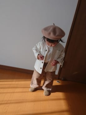 「petit main（プティマイン）のアイテム（デニムジャケット）」を使った、ゆっぴりっぽうさん（レディース・160cm）の秋コーディネート
