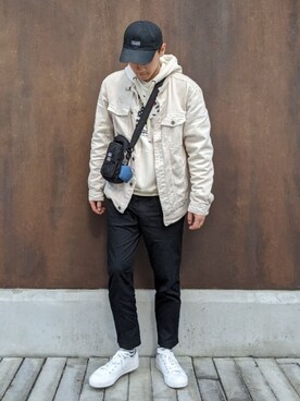 「VANS（バンズ）のアイテム（バッグ）」を使った、Dodsonさん（メンズ・173cm）の春コーディネート