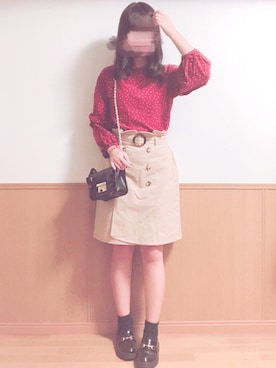 「アイテム（ローファー）」を使った、chiiiiina︎︎︎︎︎☺︎さん（レディース・163cm・10代）の秋コーディネート