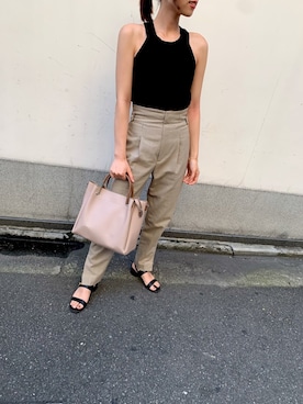 「MARC JACOBS（マークジェイコブス）のアイテム（ブレスレット）」を使った、セリナさん（レディース・163cm）の夏コーディネート