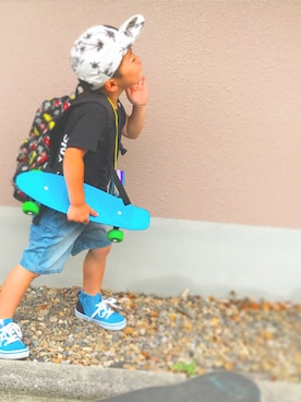 「Rodeo Crowns KIDS（ロデオクラウンズ　キッズ）のアイテム」を使った、☆☆ KAIRI ☆☆さん（キッズ・100cm）の夏コーディネート