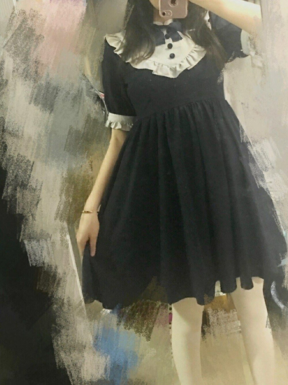 「休日スタイル」｜「mon Lilyのアイテム（ワンピース、ブルー系）」を使った、赤箱さん（レディース・160cm）の夏コーディネートの1枚目の写真