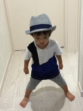aito☆hayatoさん（キッズ・80cm）の夏コーディネート