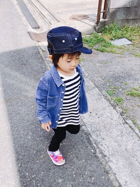 aito☆hayatoさん（キッズ・80cm）の春コーディネート