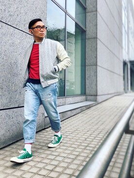 「streetsnap」｜「アイテム（ジャケット/アウター）」を使った、Colorholic manさん（メンズ・172cm）の春コーディネート