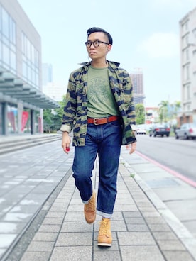 「TANNER GOODS（タンナーグッズ）のアイテム」を使った、Colorholic manさん（メンズ・172cm）の春コーディネート