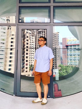「shortpants」｜Colorholic manさん（メンズ・172cm）の春コーディネート