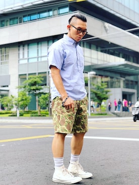 「rag & bone（ラグアンドボーン）のアイテム（パンツ）」を使った、Colorholic manさん（メンズ・172cm）の夏コーディネート