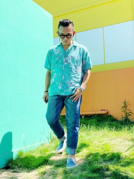 「The Hill-Side（ヒルサイド）のアイテム」を使った、Colorholic manさん（メンズ・172cm）の秋コーディネート