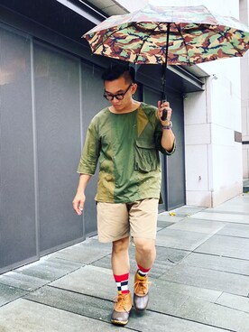 「grn」｜「アイテム（ブーツ）」を使った、Colorholic manさん（メンズ・172cm）の秋コーディネート