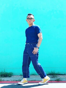 「APOLIS（アポリス）のアイテム」を使った、Colorholic manさん（メンズ・172cm）の秋コーディネート