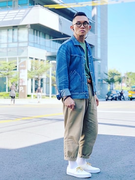 「Alex Mill（アレックスミル）のアイテム」を使った、Colorholic manさん（メンズ・172cm）の秋コーディネート