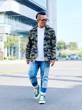「Stan Ray（スタンレイ）のアイテム（ジャケット/アウター）」を使った、Colorholic manさん（メンズ・172cm）の冬コーディネート