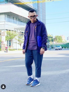 「Folk(フォーク)のアイテム」を使った、Colorholic manさん(メンズ・172cm)の冬コーディネート