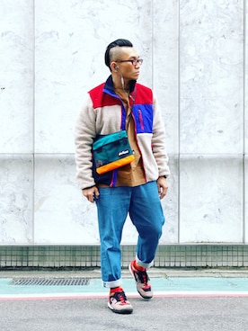 「MUJI」｜「アイテム（その他アウター）」を使った、Colorholic manさん（メンズ・172cm）の春コーディネート