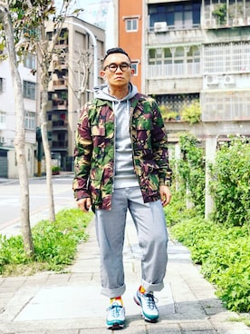 「Stan Ray（スタンレイ）のアイテム（パンツ）」を使った、Colorholic manさん（メンズ・172cm）の春コーディネート