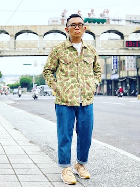 「rag & bone（ラグアンドボーン）のアイテム（ジャケット/アウター）」を使った、Colorholic manさん（メンズ・172cm）の春コーディネート
