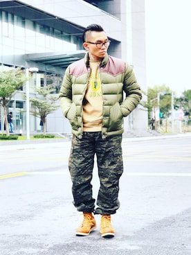 「PENFIELD USA（ペンフィールドユーエスエー）のアイテム（ジャケット/アウター）」を使った、Colorholic manさん（メンズ・172cm）の春コーディネート