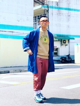 「BEAMS（ビームス）のアイテム（その他アウター）」を使った、Colorholic manさん（メンズ・172cm）の春コーディネート