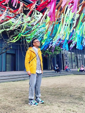 「PENFIELD USA（ペンフィールドユーエスエー）のアイテム（ジャケット/アウター）」を使った、Colorholic manさん（メンズ・172cm）の春コーディネート