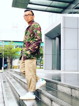 「WALLACE&BARNES（ウォレスアンドバーンズ）のアイテム」を使った、Colorholic manさん（メンズ・172cm）の春コーディネート