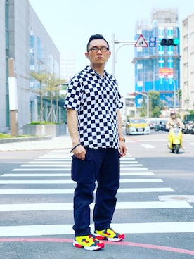 「WALLACE&BARNES（ウォレスアンドバーンズ）のアイテム」を使った、Colorholic manさん（メンズ・172cm）の春コーディネート